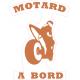 Autocollant Motard à Bord moto sticker