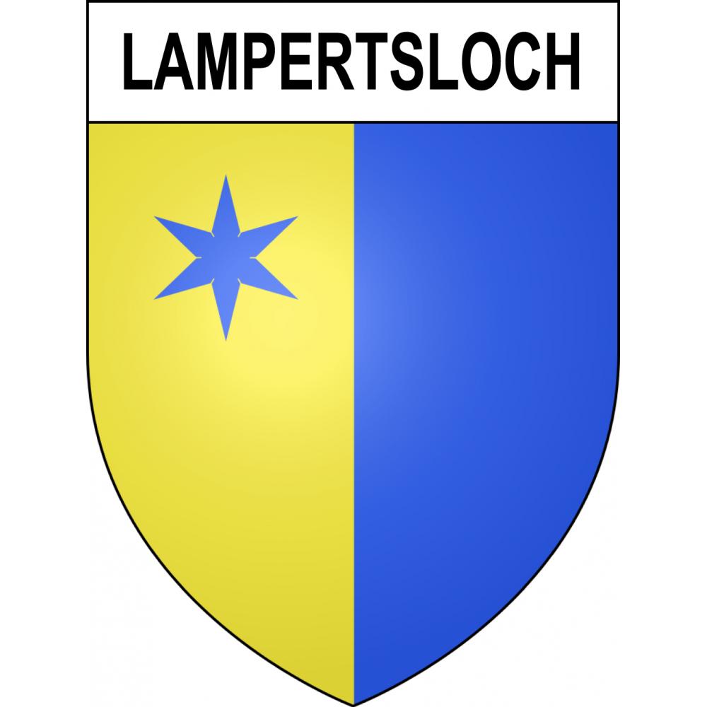 Lampertsloch 67 ville Stickers blason autocollant adhésif sticker écusson