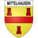 Mittelhausen Sticker wappen, gelsenkirchen, augsburg, klebender aufkleber