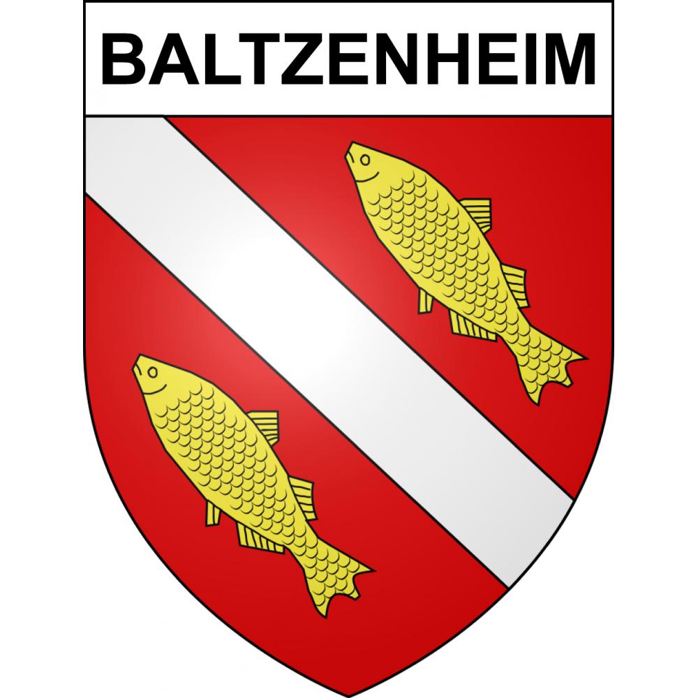 Pegatinas escudo de armas de Baltzenheim adhesivo de la etiqueta engomada