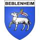 Beblenheim Sticker wappen, gelsenkirchen, augsburg, klebender aufkleber