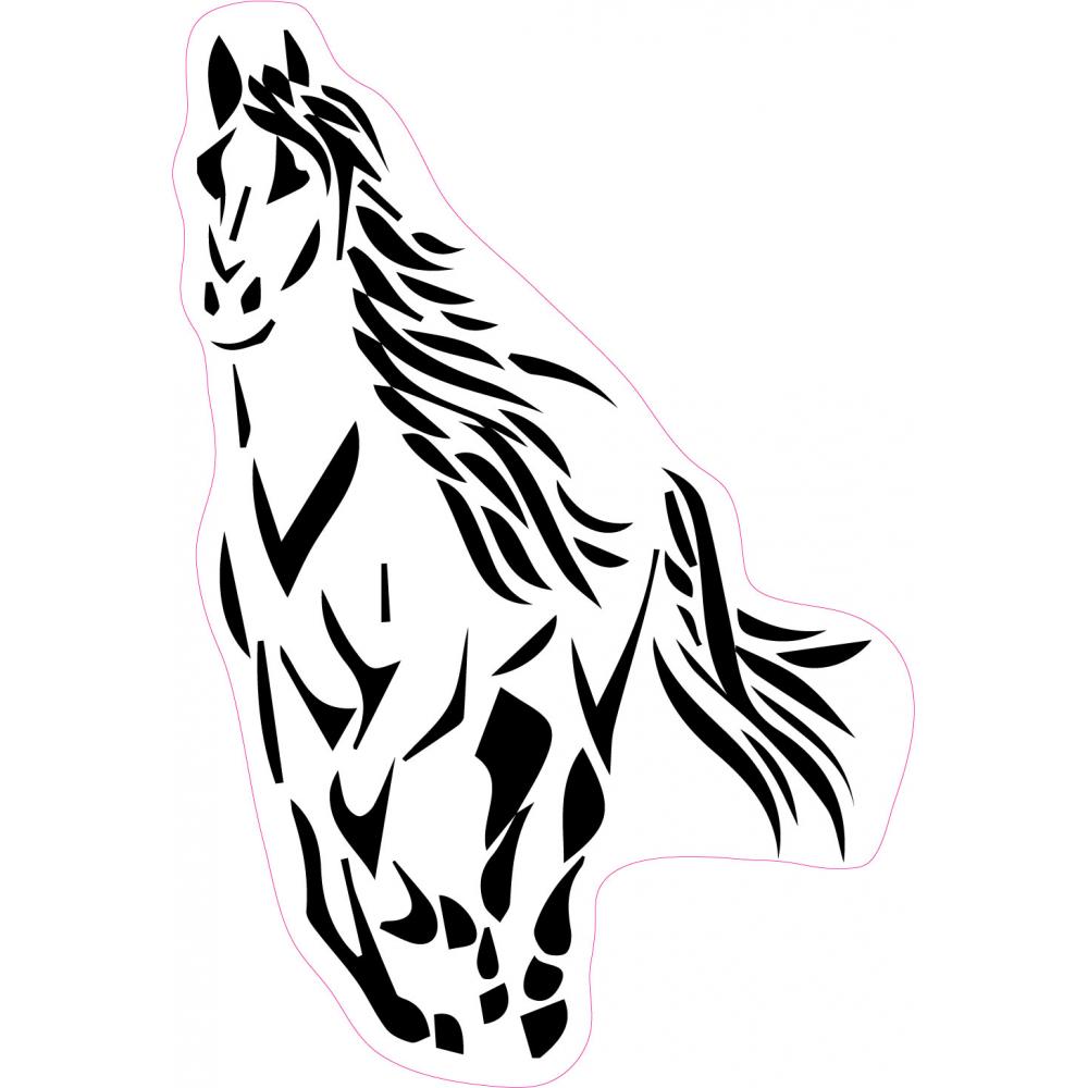 Sticker et autocollant Cheval galop