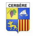 Stickers coat of arms Cerbère adhesive sticker