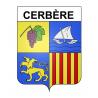 Stickers coat of arms Cerbère adhesive sticker