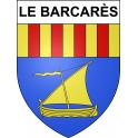 Stickers coat of arms Le Barcarès adhesive sticker
