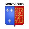 Mont-Louis 66 ville sticker blason écusson autocollant adhésif