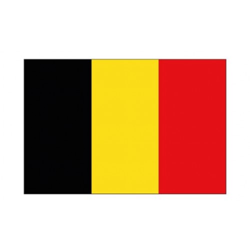 Autocollant Drapeau Belgium Belgique sticker