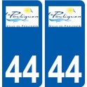 44 Le Pouliguen logo stadt aufkleber typenschild aufkleber