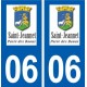 06 Saint-Jeannet logo ville autocollant plaque stickers