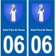 06 Saint-Paul-de-Vence blason ville autocollant plaque stickers